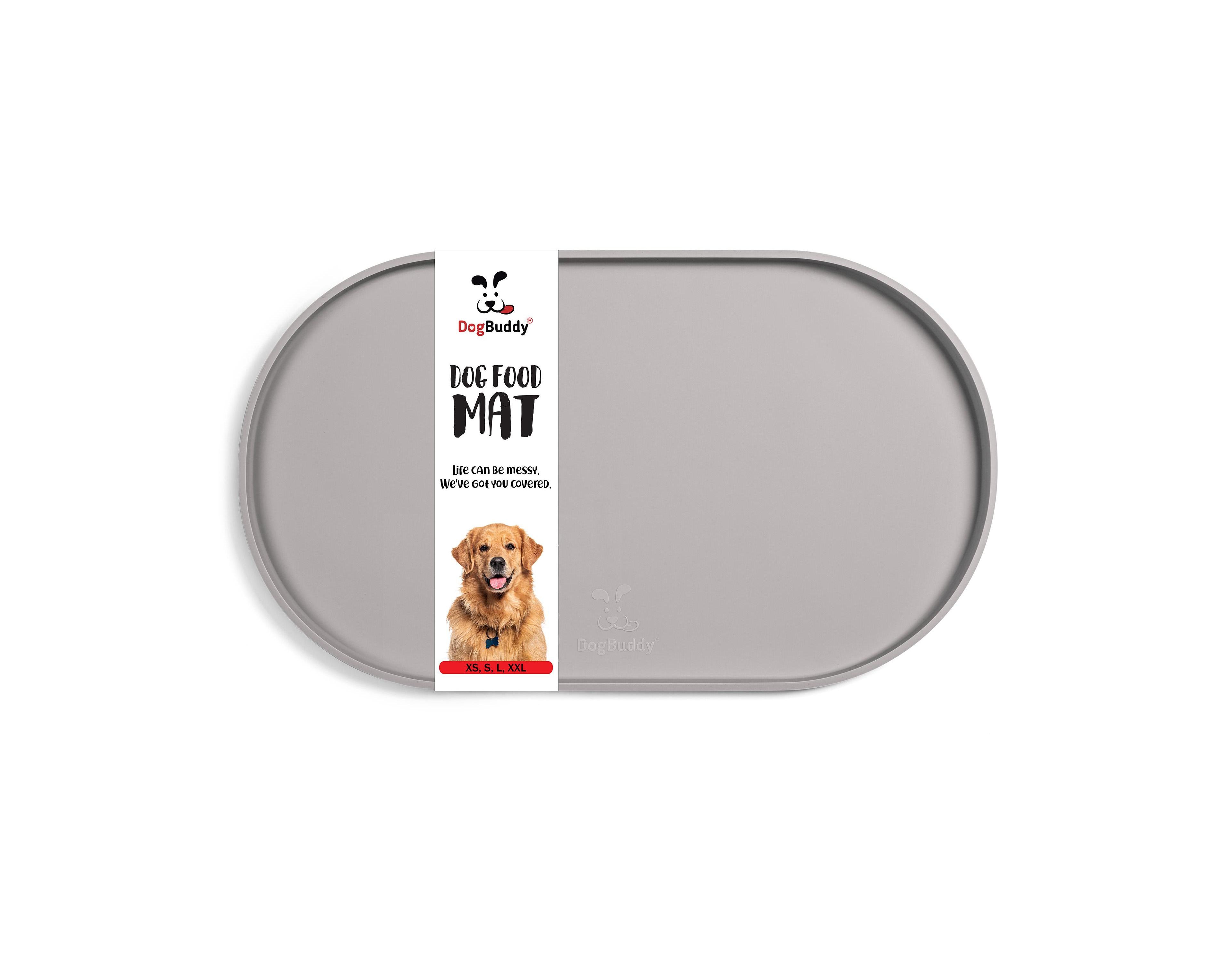 DogBuddy Oval Dog Food Mat/ Pet Placemat