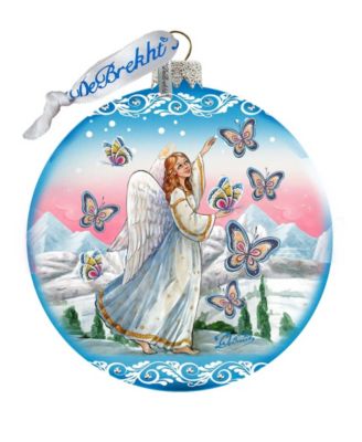 Serenity Angel Limited Edition Hand Painted Glass Ornament