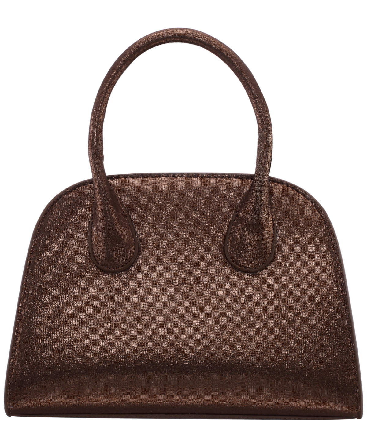 Nina Metallic Small Bowling Handbag