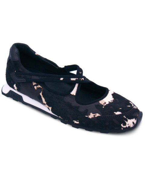 Женские кроссовки ASH Kore Round Toe Slip-On, цвет: Чёрный