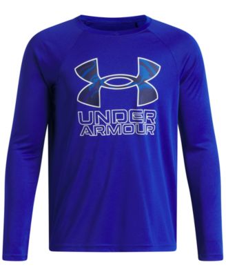 Boys' 6-20 Hybrid Printed Fill Long-Sleeve T-shirt