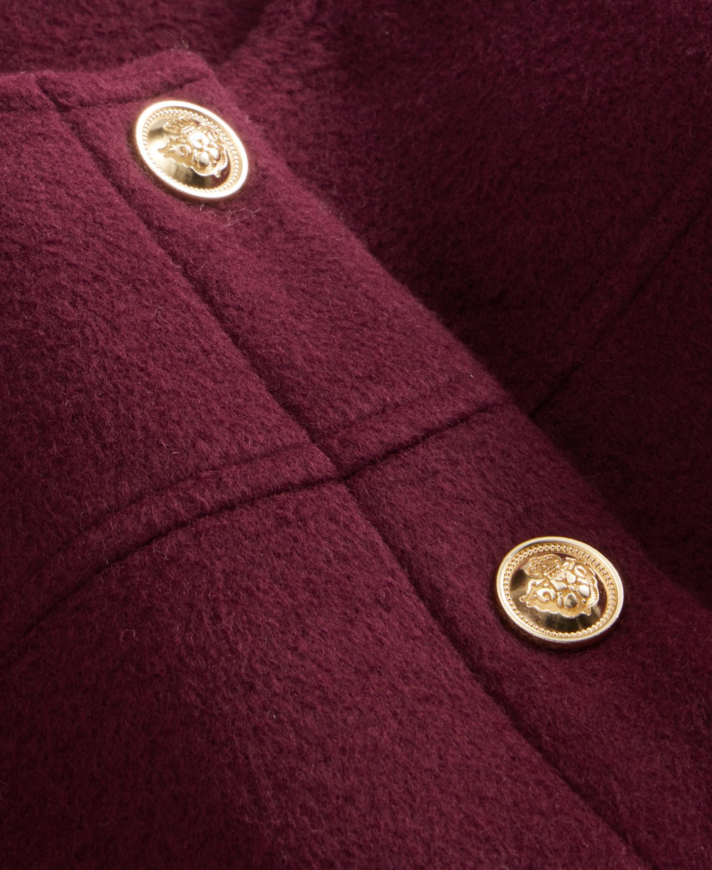 Женская куртка I.N.C. International Concepts Petite Poly-Wool Blend Snap-Front, цвет: Ягодный винный — фото 6