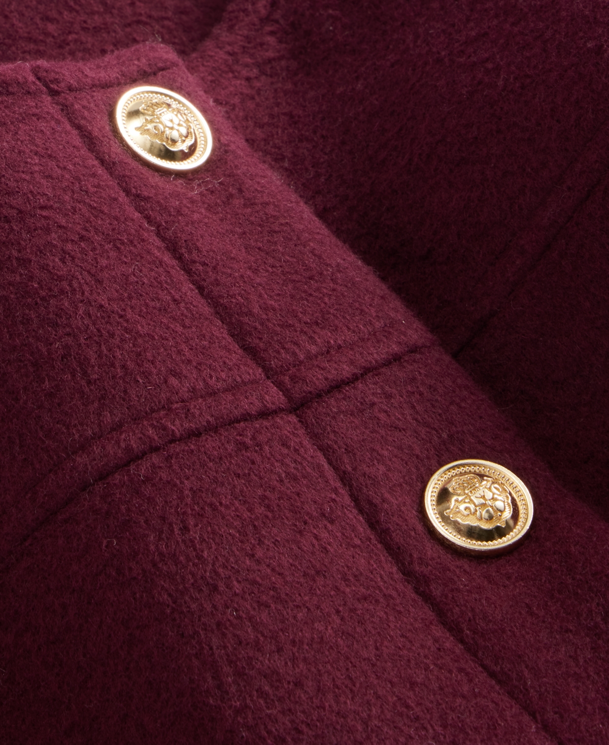 I.n.c. International Concepts Petite Lined Round-Neck Poly-Wool Blend Snap-Front Jacket, Macy's Exclusive