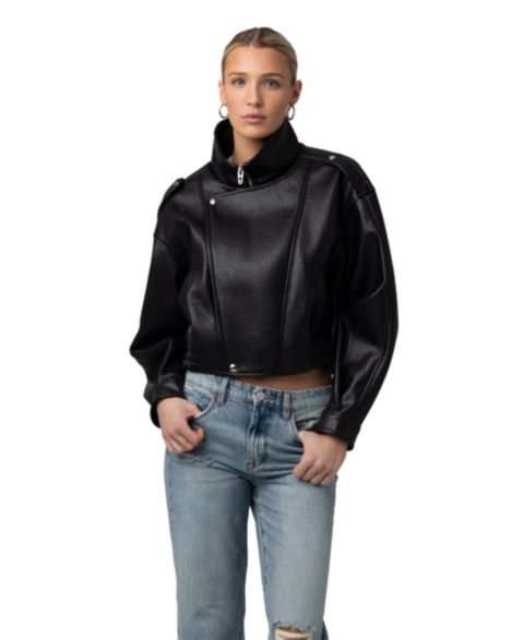 Женские куртки BLANK NYC Women's High Mock Collar Jacket