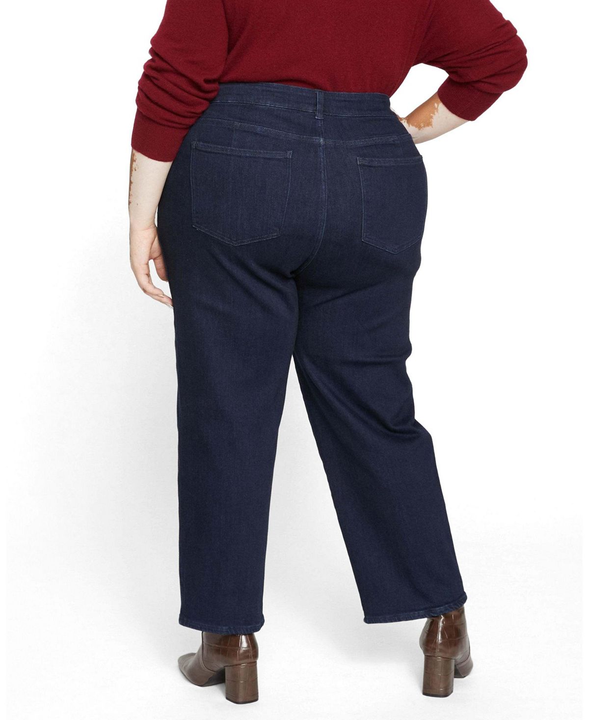 Universal Standard Women's Donna High Rise Curve Straight Leg Jeans 27 Inches view 2 — MAYCSS fashion products