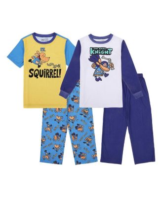 Big Boys Squirrel 4-Pack Pajama Set-14