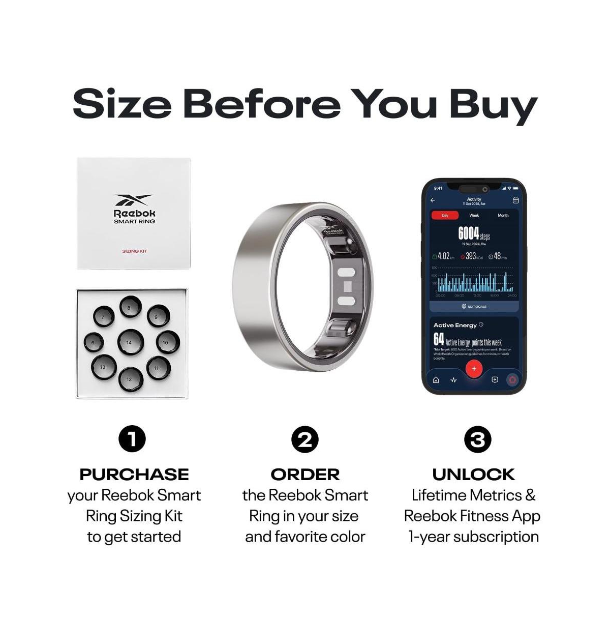 Reebok Smart Ring for Women or Men