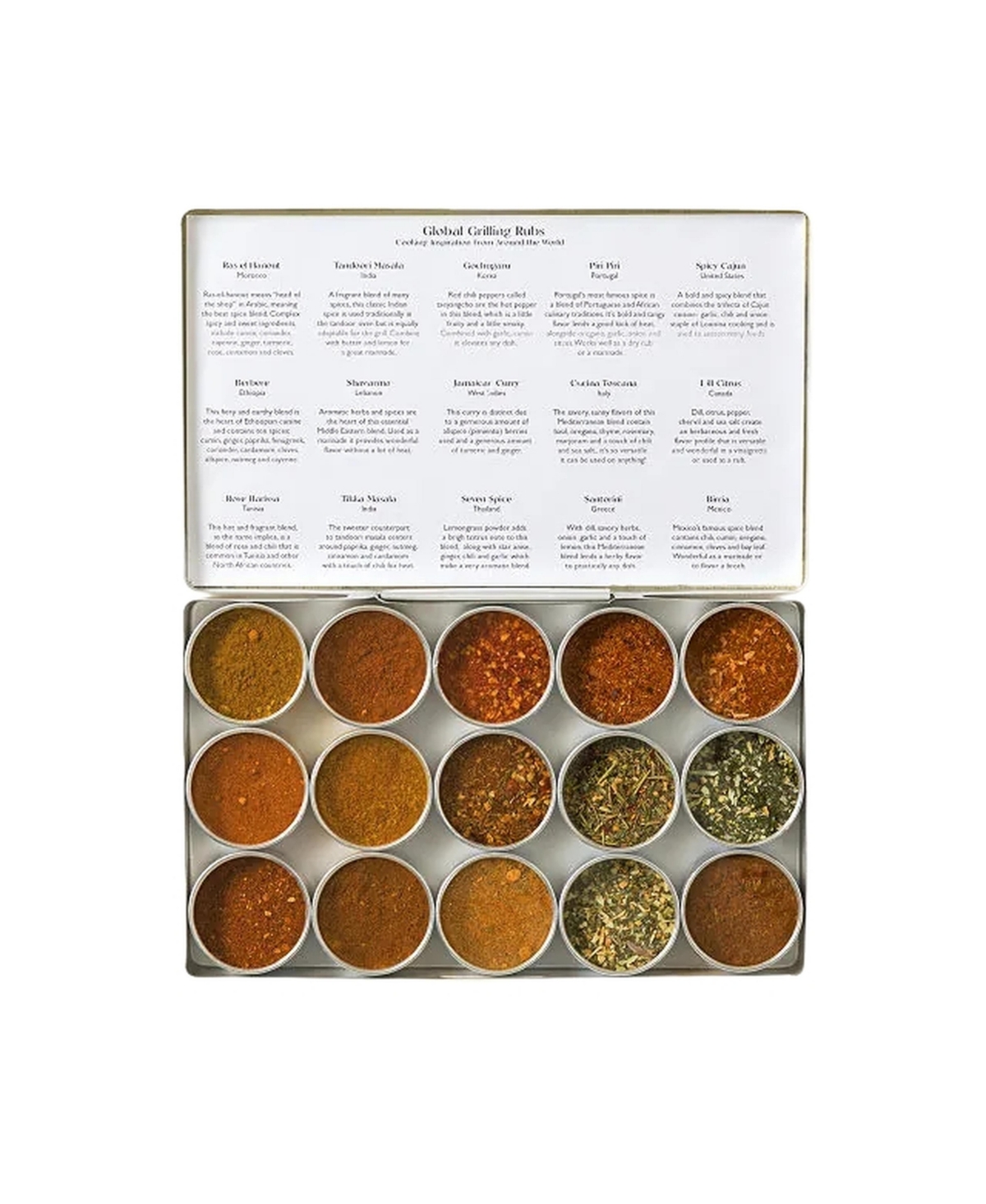 Uncommon Goods Grill Master's Global Seasoning Kit, 15-Piece