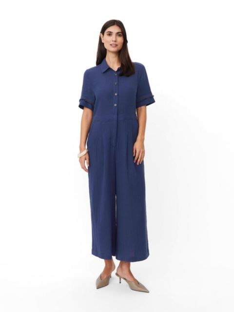 Женский комбинезон Masai Copenhagen Manyvariel Wide Leg Jumpsuit, цвет: Синий