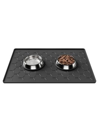 Silicone Pet Feeding Mat Waterproof Non-Slip Raised Edge Easy Clean for Dogs Cats