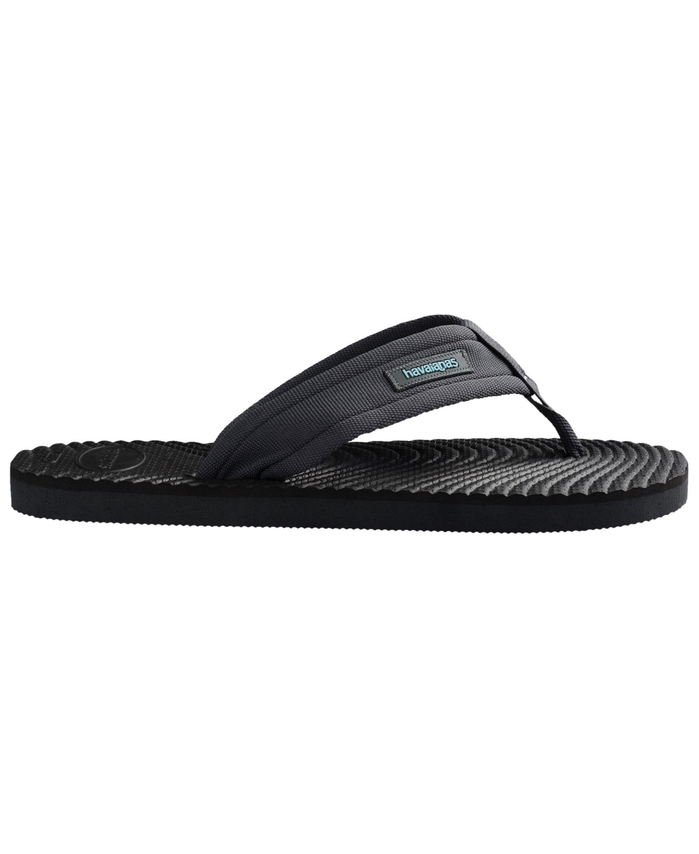 Мужские сандалии Havaianas Surfer Coast Round-Toe, цвет: Чёрный — фото 2