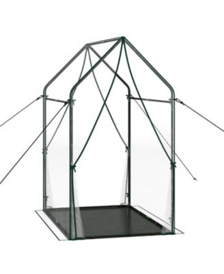 Mini Greenhouse with Reinforced Metal Frame