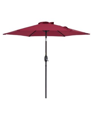 Enhance Your Outdoor Oasis With 7.5Feet Round Patio Umbrella - Stylish, Durable, And Sun-Protective!