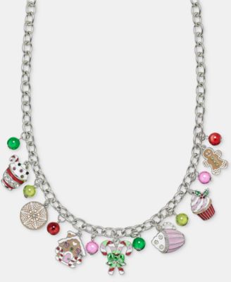 Treats Statement Charm Necklace, 16" + 3" extender