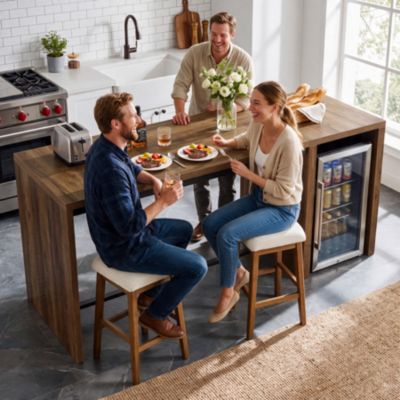 78.7" Counter Height Bar Table, Extra Large High Top Table