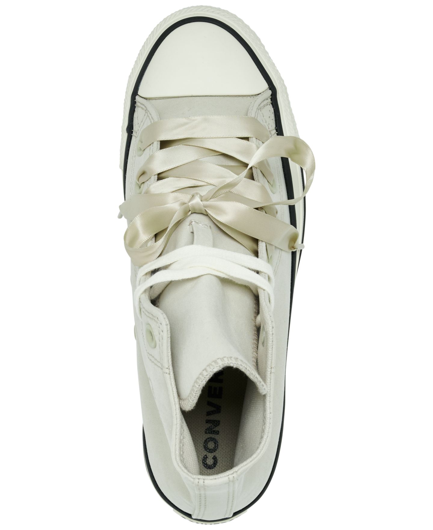 Женские кроссовки Converse Chuck Taylor All Star Peached Canvas High Top Casual, цвет: Шалфейный — фото 5