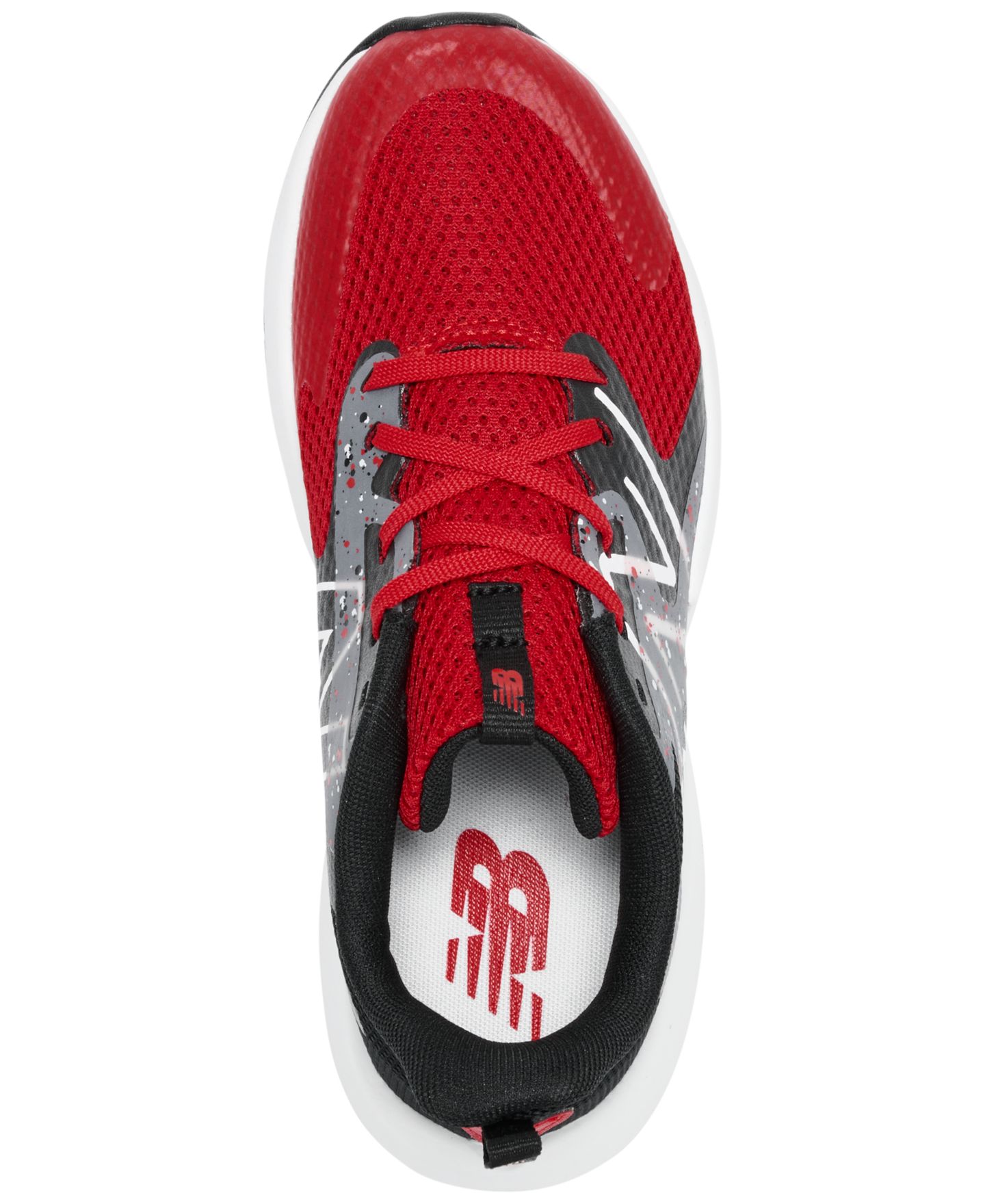 Детские кроссовки New Balance Rave Run V2, цвет: Красный / Чёрный — фото 5