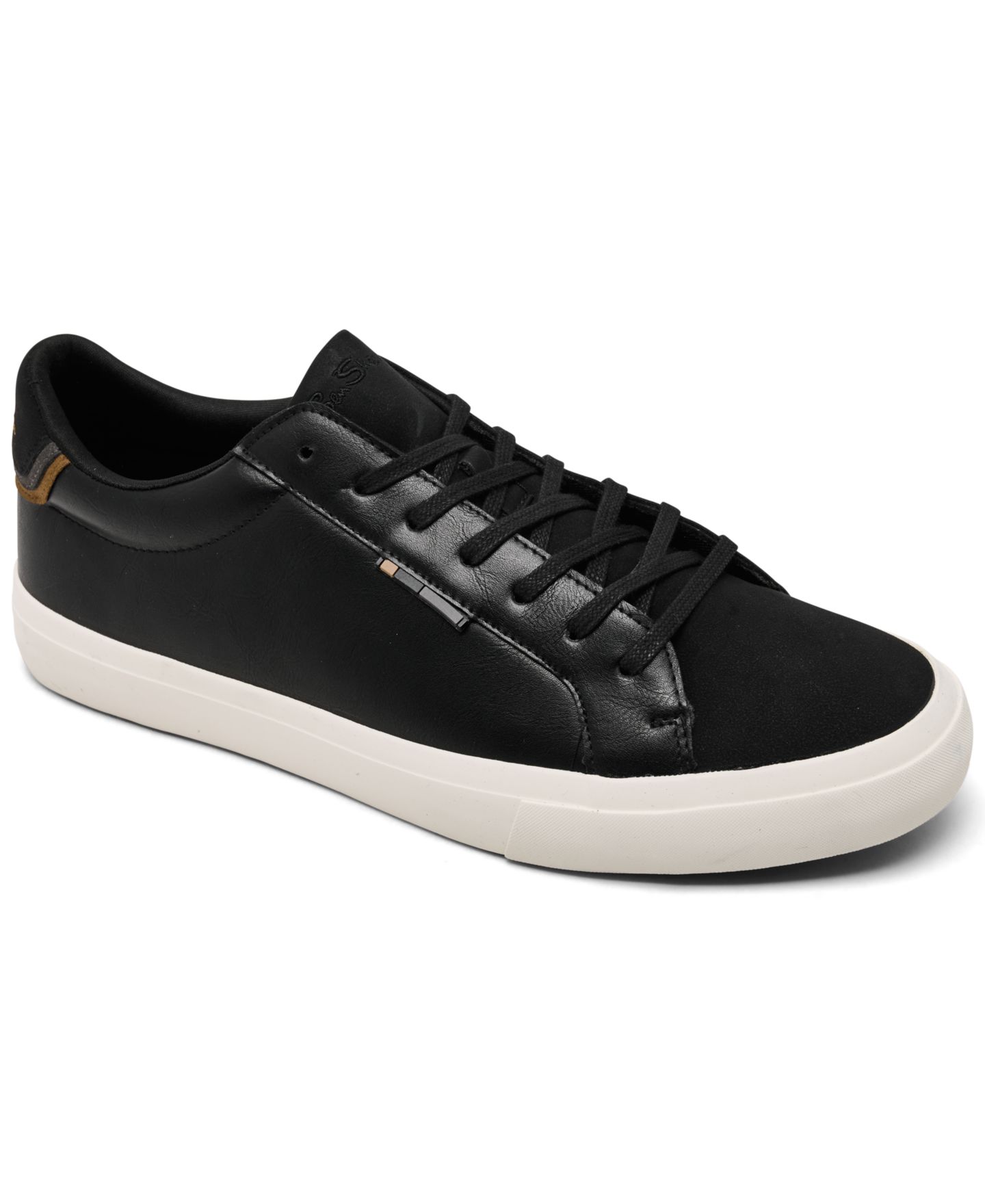 Мужские кроссовки Ben Sherman Pepper Low Court, цвет: Чёрный / Серый — фото 1