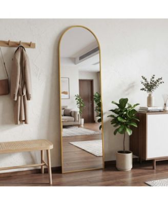 Full Length Mirror, 59"x16" Floor Mirror for Bedroom, Hanging Mounted for Living Room Cloakroom