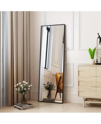 Full Length Mirror, 59"x16" Oversized Floor Mirror Freestanding, Full Body Mirror for Living Room Style