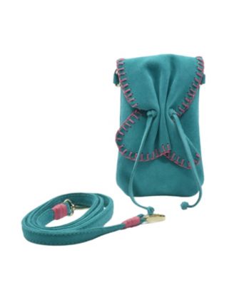 Cell Phone Butterfly Suede Leather Bag