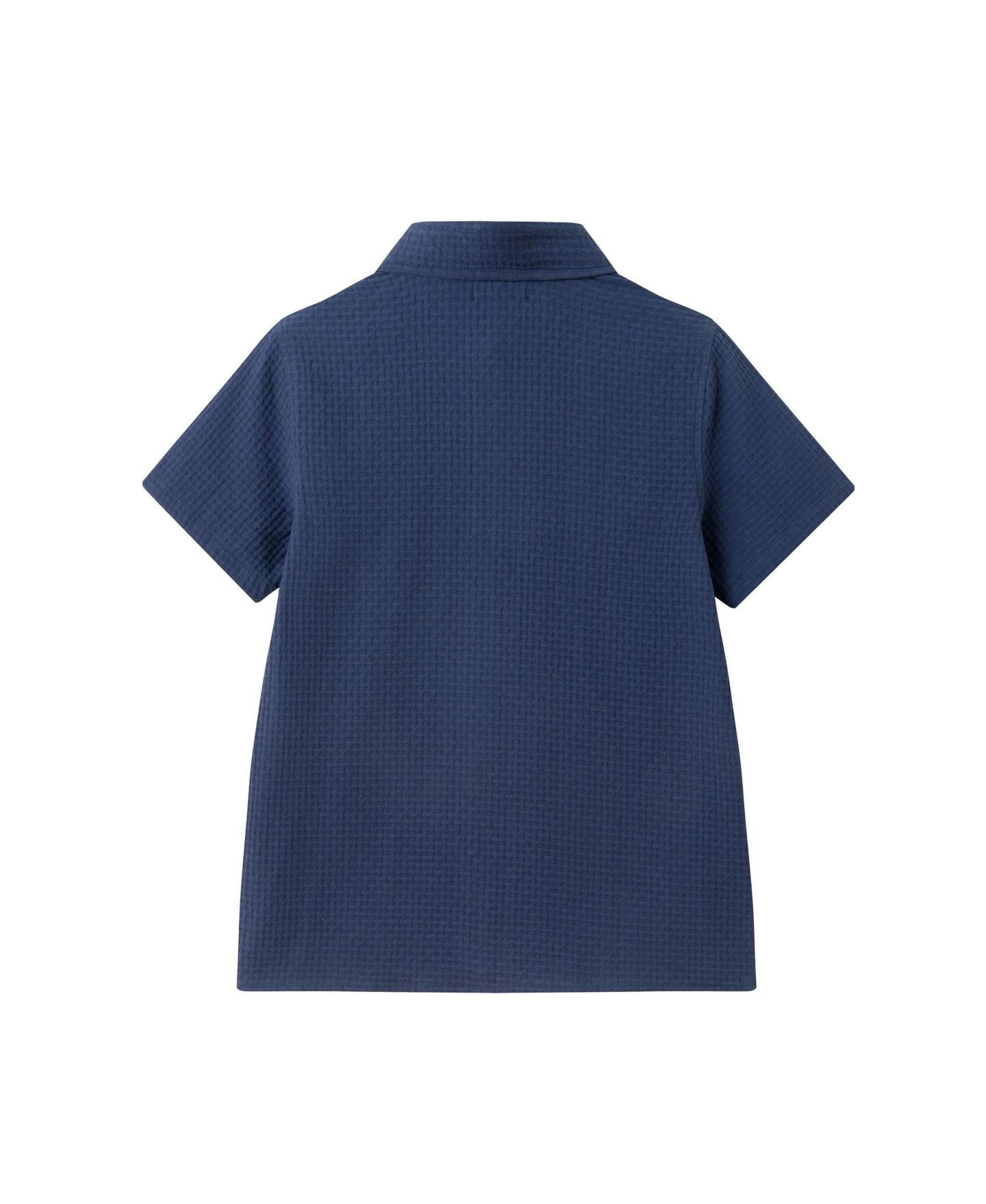 Рубашка Andy & Evan Basket Weave Buttondown Shirt для мальчиков, цвет: Тёмно-синий — фото 4