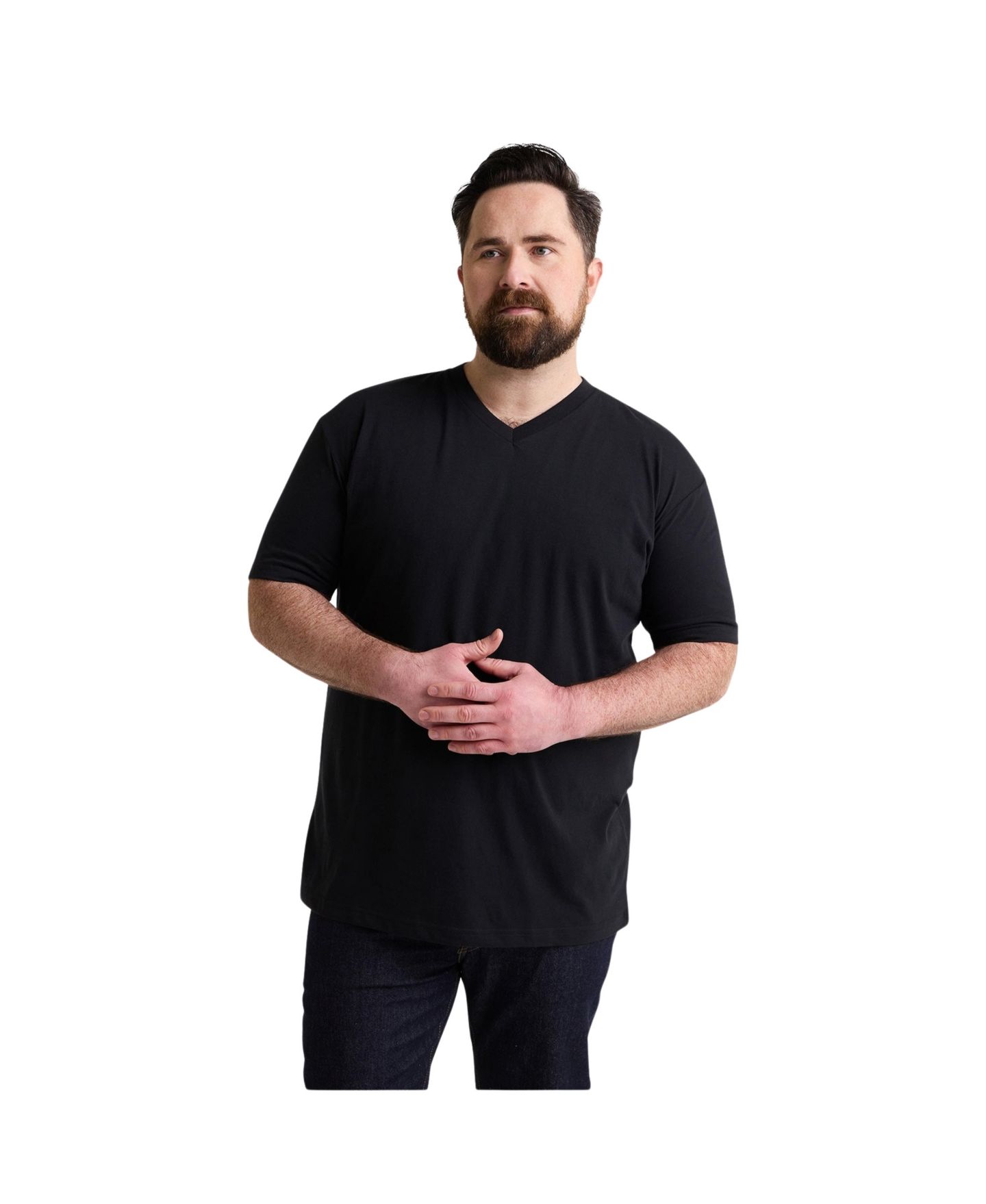 Мужские футболки EPIC FITS V-Neck, 6-Pack, цвет: Чёрный — фото 7
