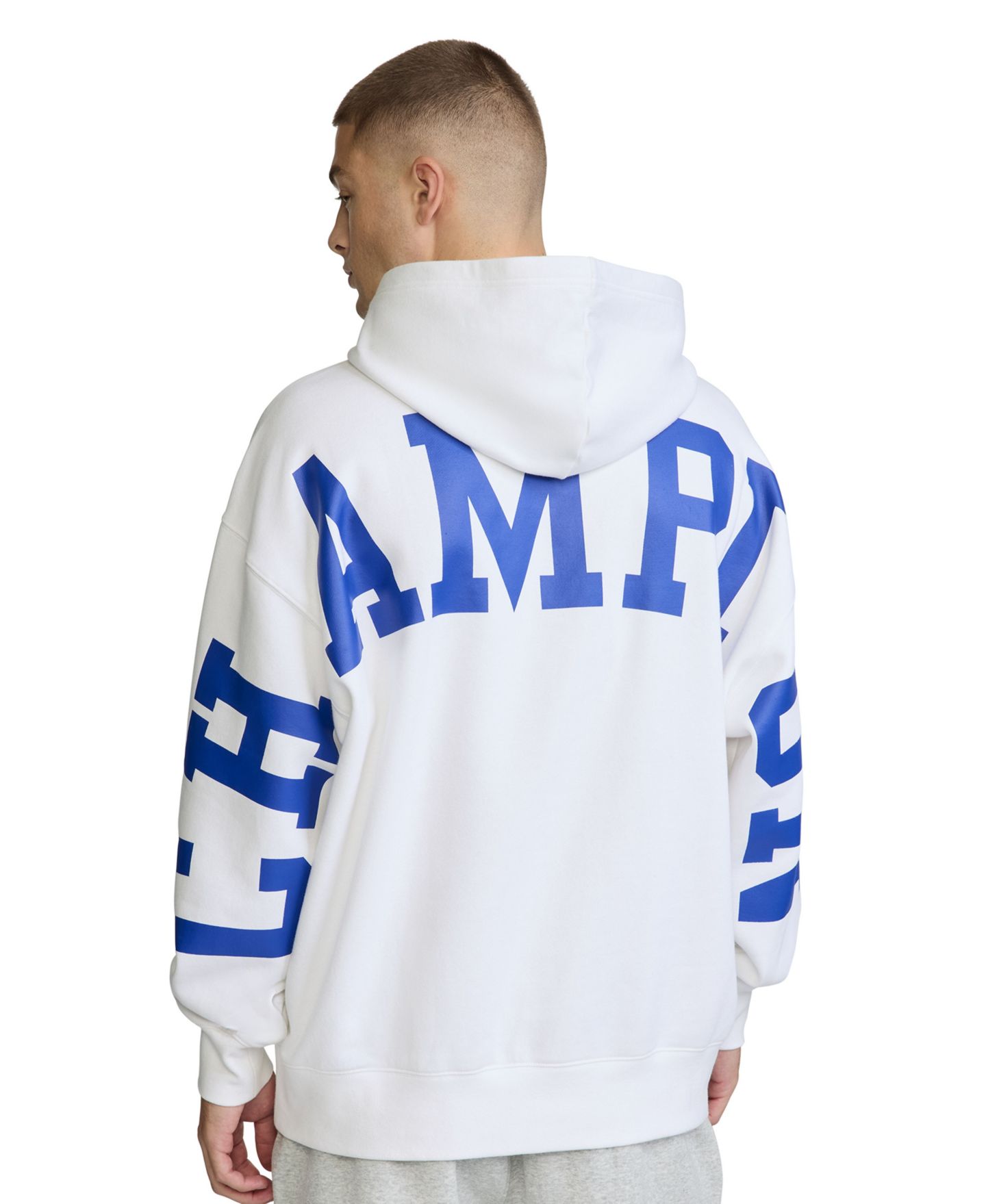 Мужской свитшот Champion Across Long-Sleeve Sweatshirt, цвет: Яркий белый — фото 4