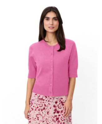 Women's Malopus Half-Sleeve Knitted Cardigan