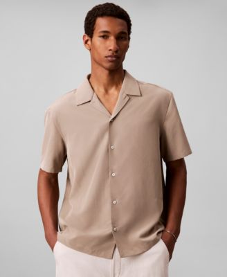 Men's Vintage-Inspired Short-Sleeve Shirt