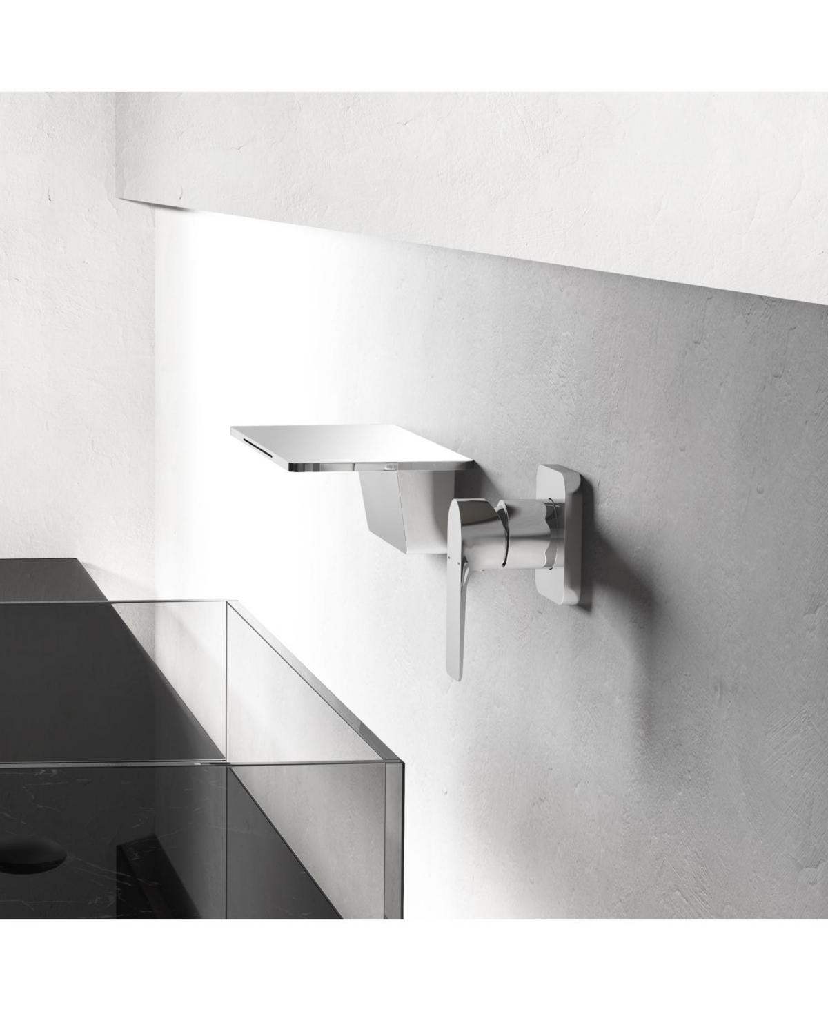 Phying Waterfall Bathroom Sink Faucet