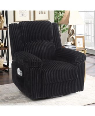Power Lift Recliner - Heat and Massage, Electric Lift Plush Recliner with Padded Seat, Back and Armrests, Designed for Elderly