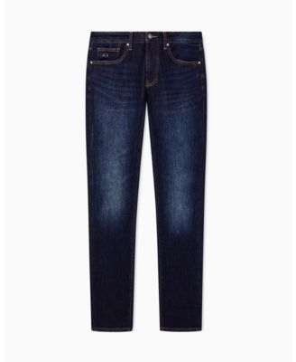 Men's Slim-Fit Comfort Poly-Cotton Denim Jeans