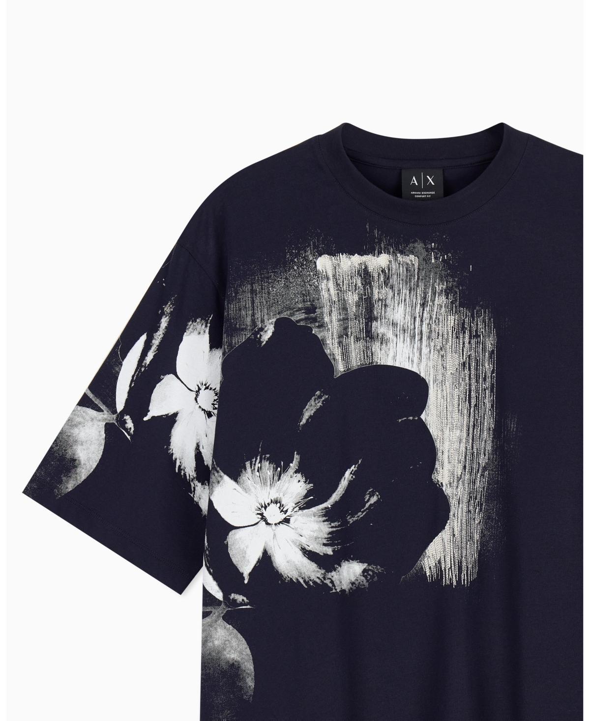 A|X Armani Exchange Men's Exposed Flower T-Shirt