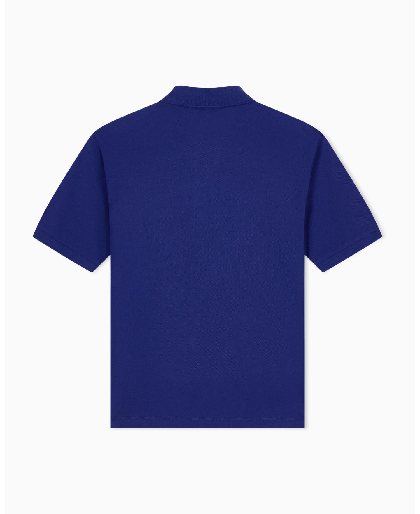 Мужское поло A|X Armani Exchange Pique Color Block Polo Shirt, цвет: Синий — фото 2