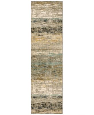 Artisan Diffuse Bronze 2'4" x 7'10" Runner Rug