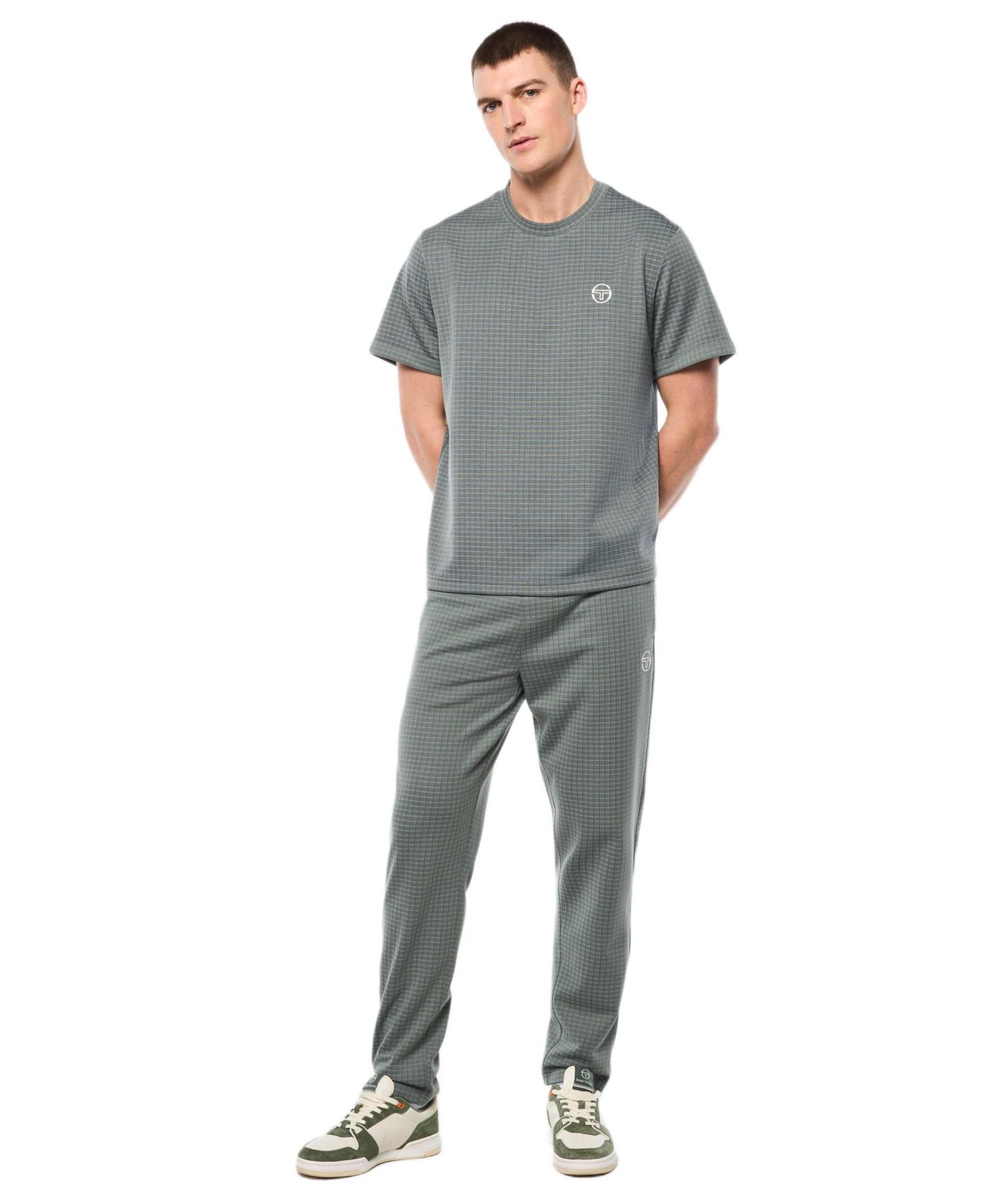 Мужская футболка Sergio Tacchini Rete, цвет: Зелёный — фото 3