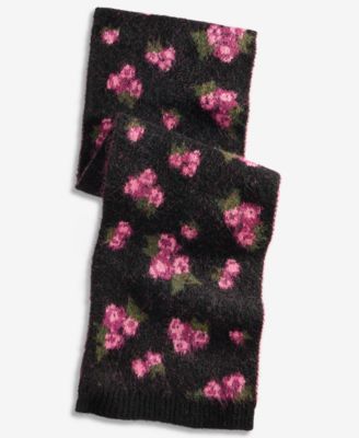 Women's Floral Knit Muffler