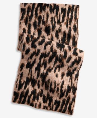 Women's Leopard-Print Scarf