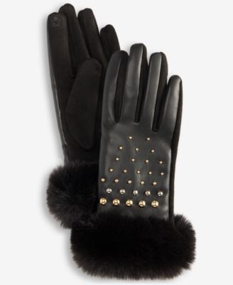Women's Cut and Sew Studded Gloves