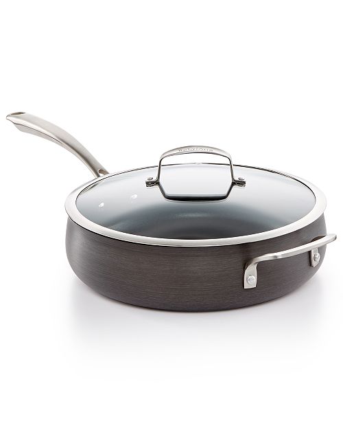 Belgique HardAnodized 5Qt. Sauté Pan with Lid, Created for Macy's