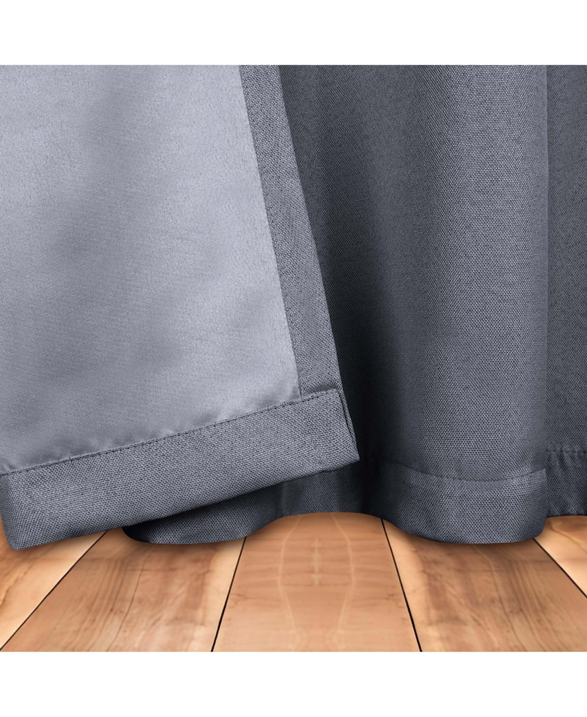 Superior Linen Semi Blackout Rod Pocket Washable Room Darkening Curtains