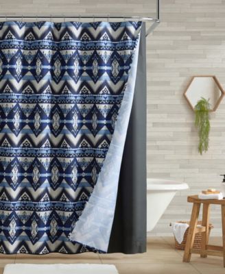 Jesse Printed Shower Curtain, 72" x 72"