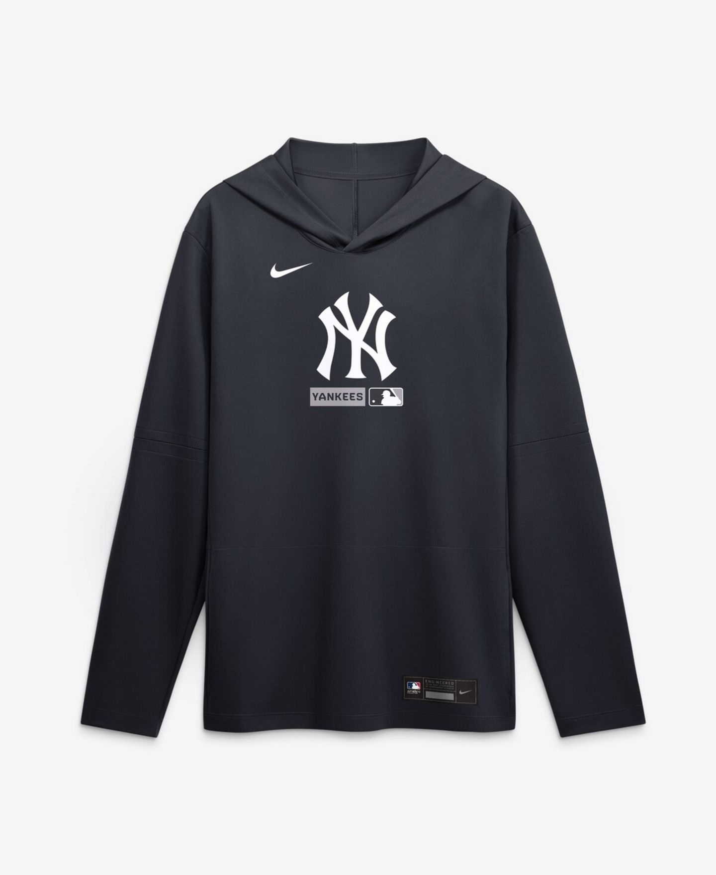 Мужское худи Nike Navy New York Yankees Authentic Collection Dri-FIT Long Sleeve — фото 2