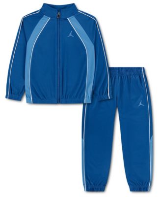 Boys' 4-7 Tricot Color Piping Long-Sleeve Jacket and Pants, 2-Piece Set