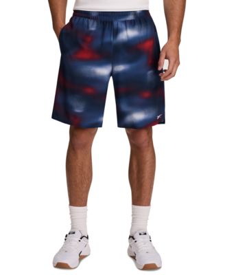 Men's 9" Regular-Fit Ombre Print Athletic Shorts