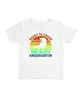 Little Boys Ready to Crush Kindergarten Short Sleeve T-Shirt