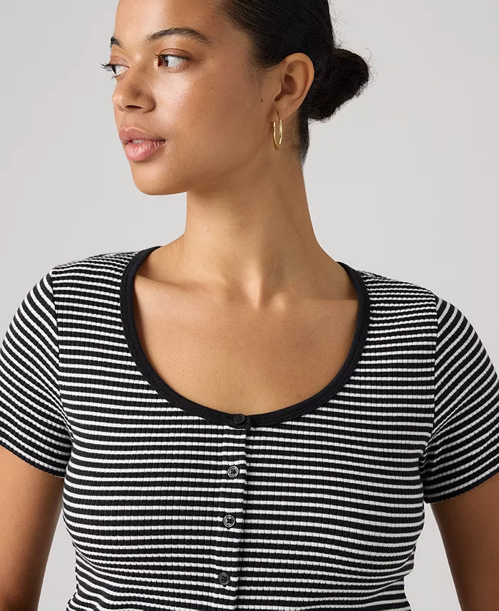 Women's Austen Button-Up Short-Sleeve Top - thumbnail 3