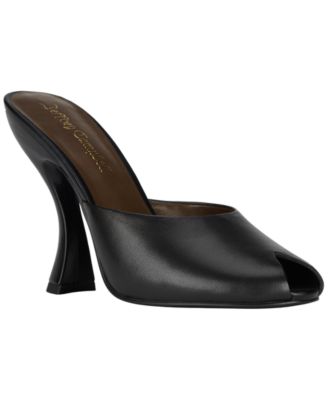 Women's Fresa Sculpted Peep-Toe Dress Mules