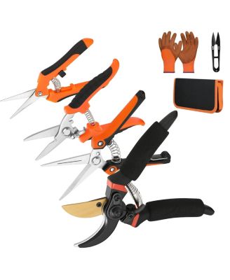 Pruning Shears Garden Pruners and Gloves Set